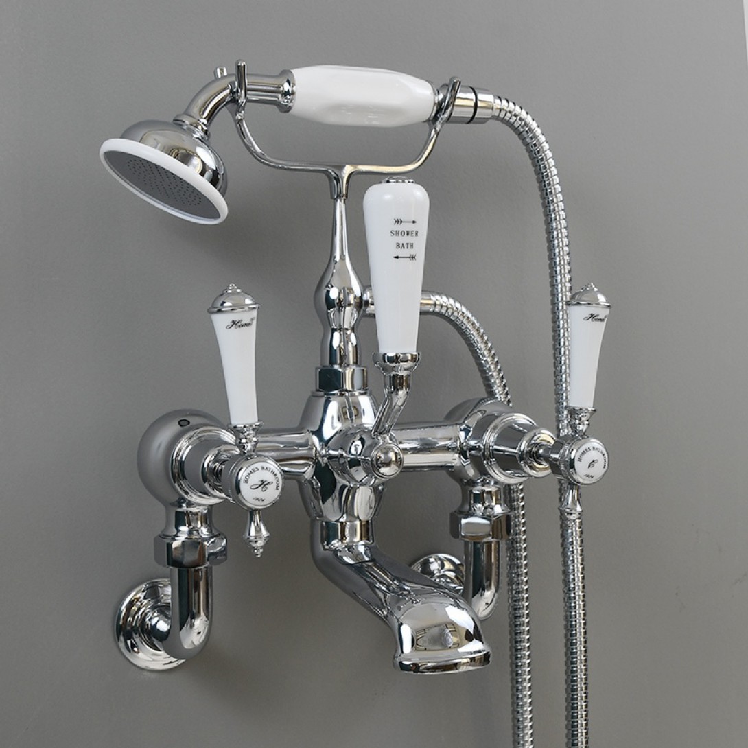 Sen Tắm Kanly CHS01 Nóng Lạnh Cổ Điển Đồng Mạ Chrome - Ảnh 2