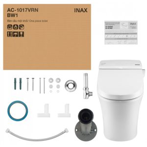 Bồn Cầu INAX AC-1017VRN (AC1017VRN) 1 Khối Aqua Ceramic Xả Gạt