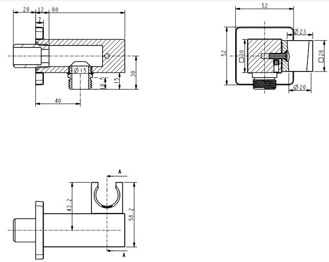 Bản vẽ gác sen WF9143WS American màu vàng hồng