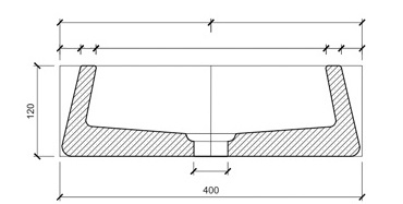 Bản vẽ kích thước chậu rửa mặt đá tự nhiên Kanly MAR41V