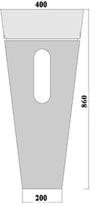 Bản vẽ kích thước chậu rửa mặt đá tự nhiên Kanly MAR72