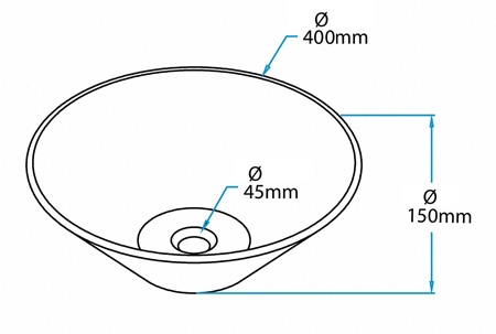 Bản vẽ chậu lavabo sứ Kanly SU017