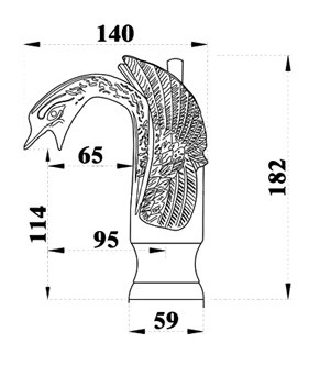 Bản vẽ kích thước vòi lavabo Kanly GCV09