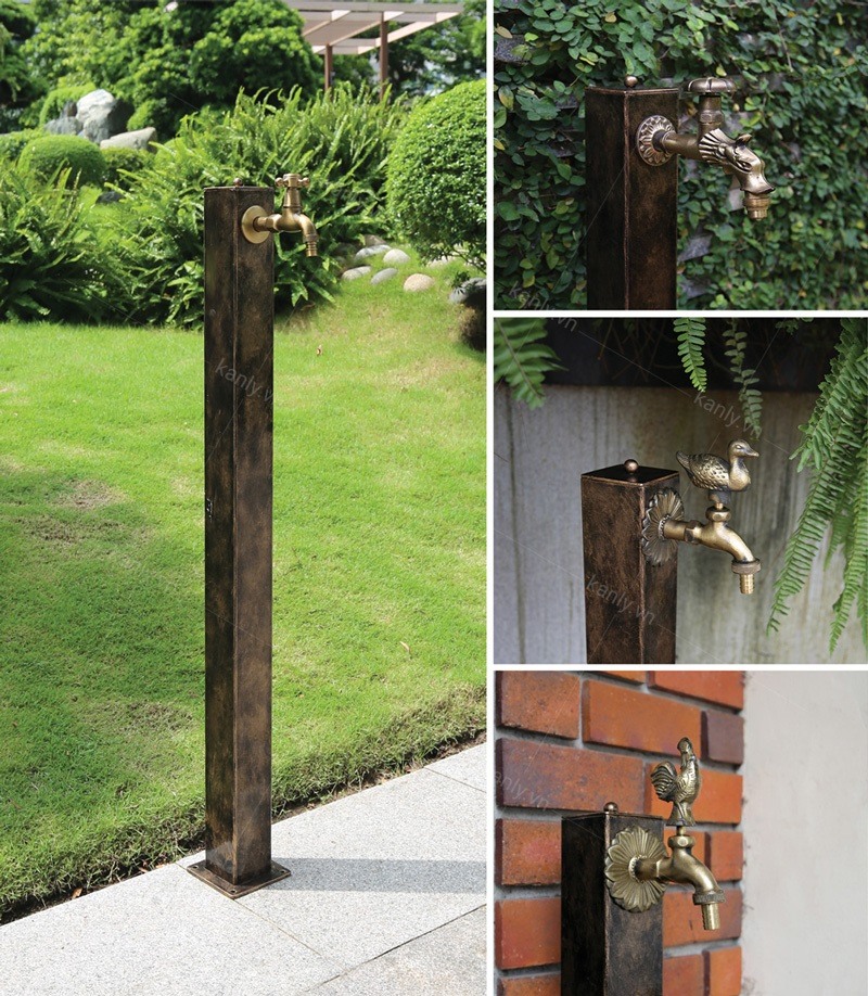 Hình ảnh thực tế trụ vòi hồ Kanly FT 01