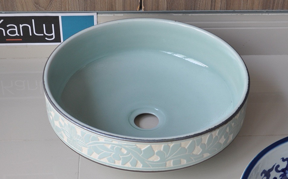 Hình ảnh thực tế lavabo Kanly SU111
