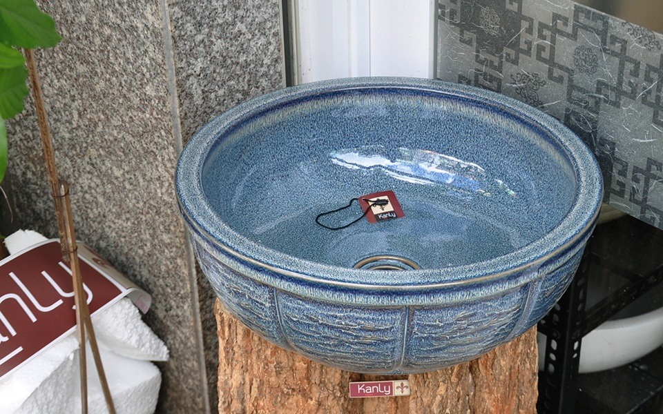 Hình ảnh thực tế lavabo Kanly SU124