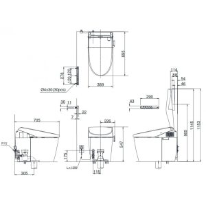 [CLC] Bồn Cầu Thông Minh TOTO CS985VA/TCF9786WA NEOREST AH