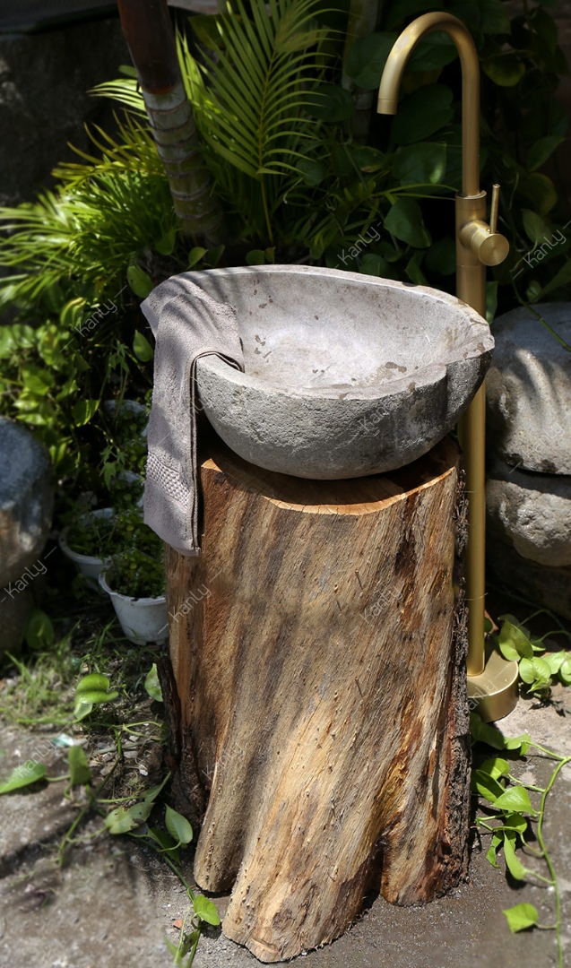 Hình ảnh thực tế đôn gỗ TW 01V tự nhiên