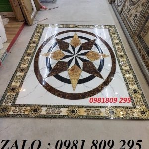Gạch thảm kích thước 1.6x2.4m hình trống đồng