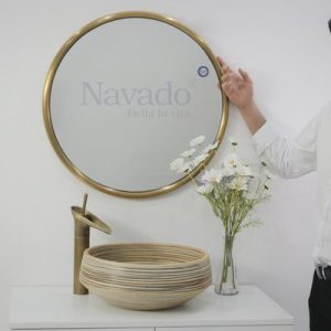 Gường tròn vành inox cao cấp 60cm