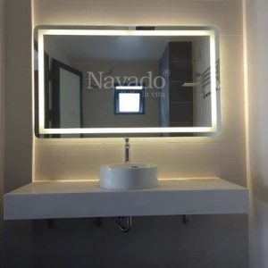 Gương Bỉ phòng tắm led trắng Navado