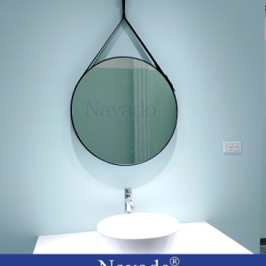 Gương dây da phòng tắm navado