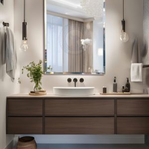 Gương nhà tắm cao cấp bỉ NAV 103C