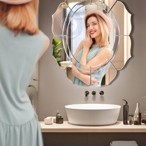 Gương nhà tắm nghệ thuật Lotus NAV 2034 NT