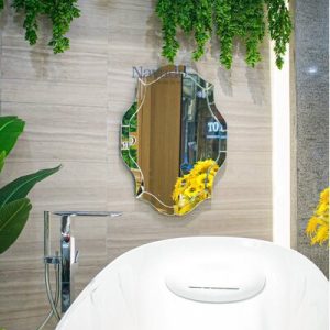 Gương nhà tắm pha lê handmade