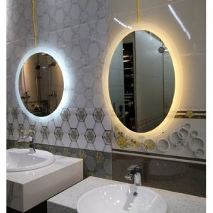 Gương nhà tắp đèn led hình Elip