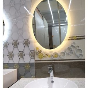 Gương nhà tắp đèn led hình Elip