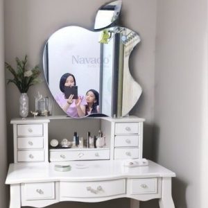 Gương phale decor hình Apple NAV306