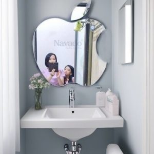 Gương phale decor hình Apple NAV306