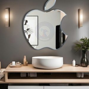 Gương phale decor hình Apple NAV306
