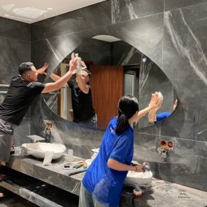 Gương phale thiết kế theo kích thước