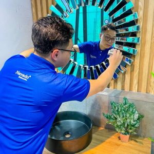 Gương phòng tắm cao cấp decor treo tường Mystery NAV 2010 NT