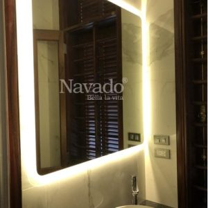 Gương phòng tắm đèn led 70 x 90 cm