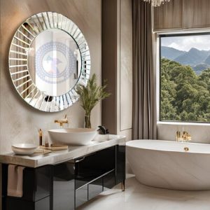 Gương phòng tắm hiện đại The Sun D60cm