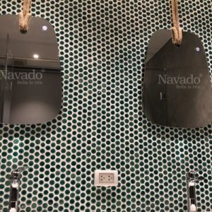 Gương phòng tắm hình rẻ quạt