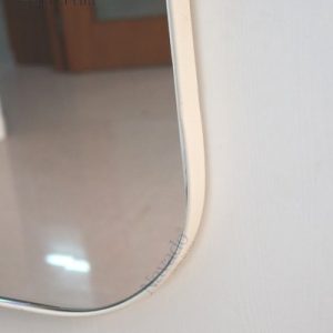 Gương phòng tắm khung thép bọc da