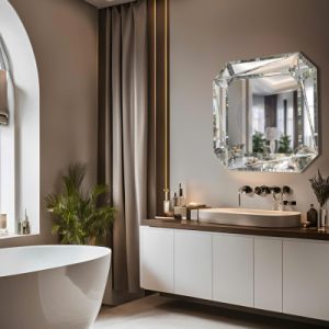 Gương phòng tắm nghệ thuật Cubo NAV 2128