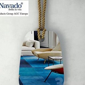 Gương phòng tắm treo dây thừng rẻ quạt