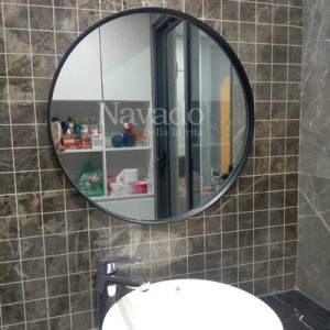 Gương phòng tắm tròn Optima 60cm