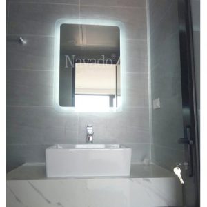 Gương phòng tắn led hắt 50x70cm