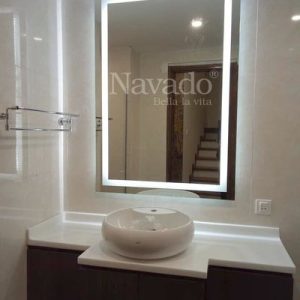 Gương phòng tắn led hắt 50x70cm