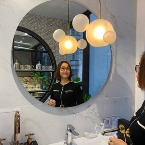 Gương soi trong suốt cho phòng tắm luxury 80cm