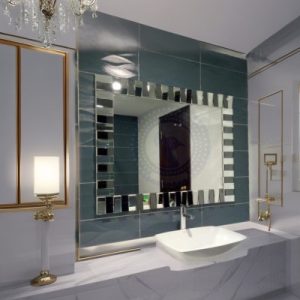 Gương thiết bị vệ sinh cắt theo kích thước