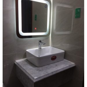 Gương thiết bị vệ sinh đèn led 60x80cm