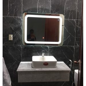 Gương thiết bị vệ sinh đèn led 60x80cm