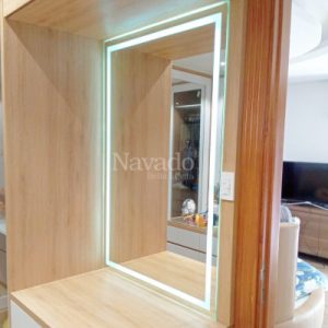 Gương thiết bị vệ sinh đèn led 60x80cm