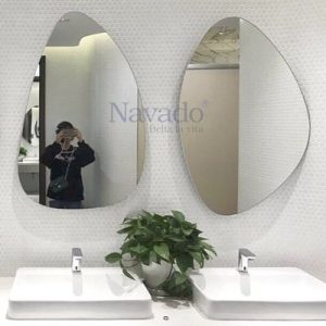 Gương trang trí Hòn Trống Mái