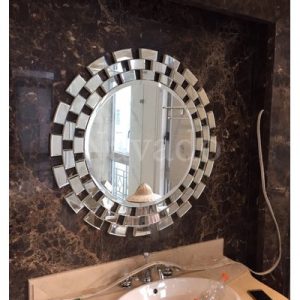 Gương treo tường nhà tắm cao cấp mẫu sunset