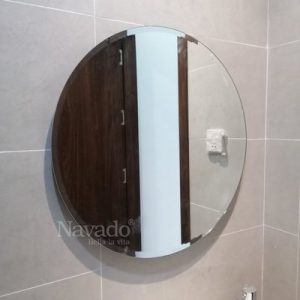 Gương tròn mài vát D60cm