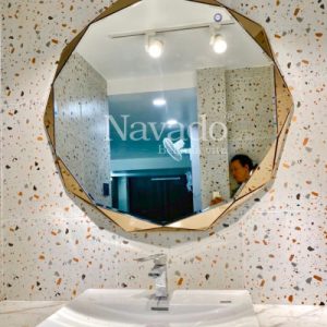 Gương tròn nhà tắm nghệ thuật Phale NAV 2052