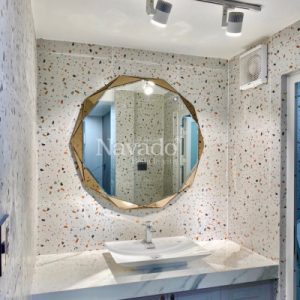 Gương tròn nhà tắm nghệ thuật Phale NAV 2052