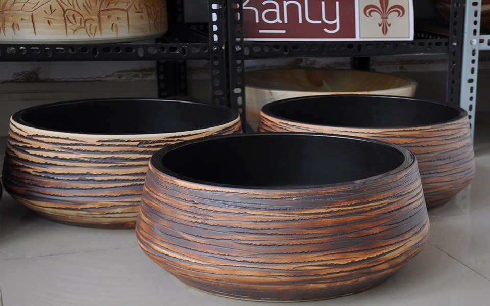 Hình ảnh thực tế lavabo Kanly SU009 