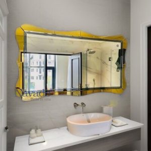 Lắp gương nghệ thuật cho phòng tắm