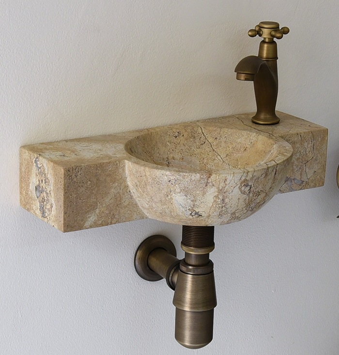 Hình ảnh thực tế bồn rửa mặt đá tự nhiên MAR6 M4V Kanly