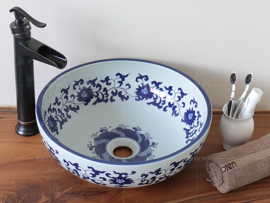 Hình ảnh thực tế lavabo Kanly SU118