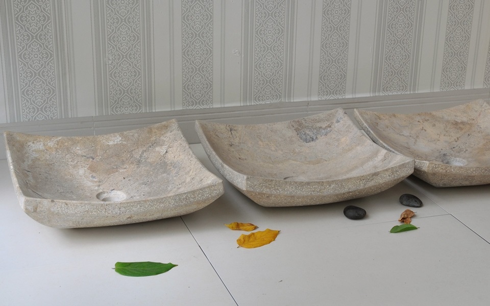 Hình ảnh thực tế bồn rửa mặt đá tự nhiên MAR 34V Kanly
